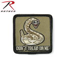 クーポンで最大15 OFF★【あす楽】 ROTHCO ロスコ 72201 DON 039 T TREAD ON ME パッチ ROTHCO ロスコ メンズ ミリタリー アウトドア スポーツ セール【T】WAIPER sale 送料無料 春