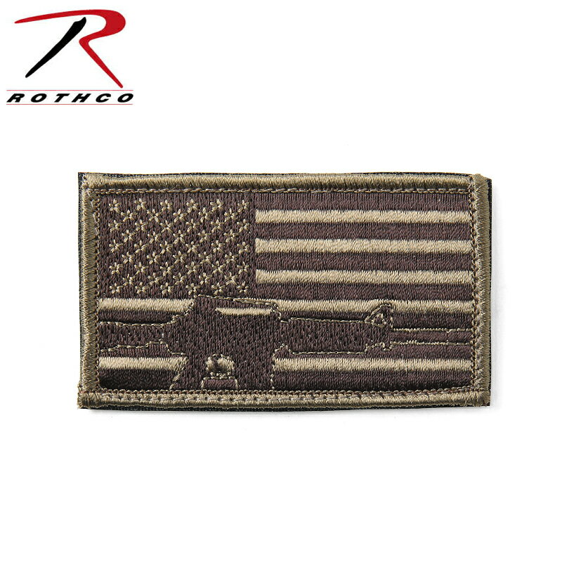 クーポンで最大15%OFF★【あす楽】 ROTHCO ロスコ 72204 SUBDUED FLAG W/RIFLE パッチ ROTHCO ロスコ メンズ ミリタリー アウトドア スポーツ セール【T】WAIPER sale 送料無料 春 父の日