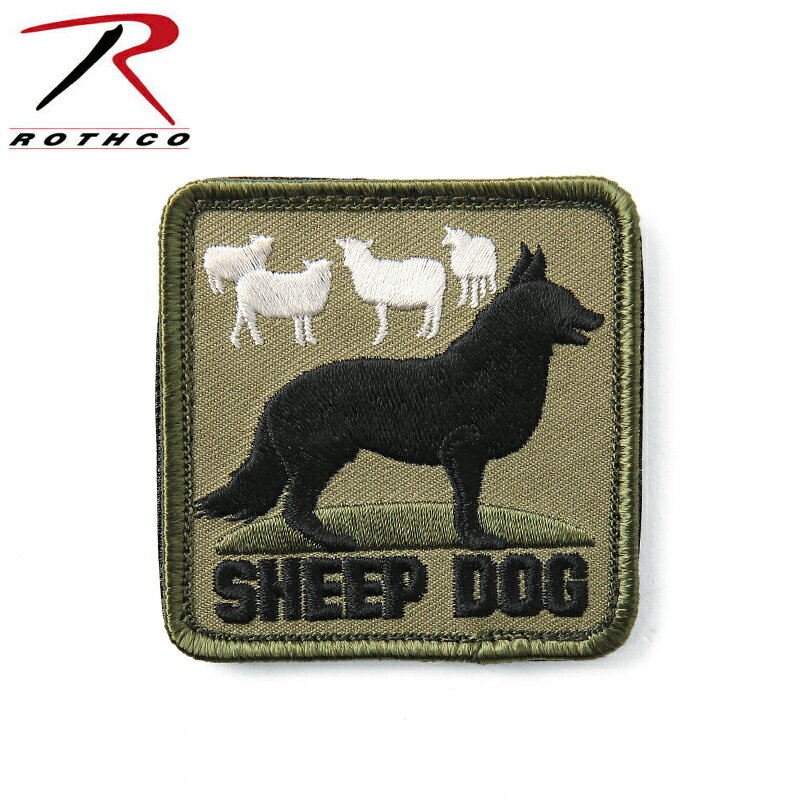 クーポンで15%OFF★【あす楽】サバゲーワッペン ROTHCO ロスコ SHEEP DOG パッチ 72206 ROTHCO ロスコ WIP メンズ ミリタリー アウトドア スポーツ セール【T】WAIPER 楽天 sale