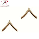 クーポンで15%OFF★ROTHCO ロスコ 1640 Private Insignia 米陸軍一等兵階級章 ゴールド ROTHCO ロスコ メンズ ミリタリー...