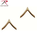 楽天ミリタリーショップWAIPERクーポンで最大15％OFF★【あす楽】 ROTHCO ロスコ 1640 Private Insignia 米陸軍一等兵階級章 ゴールド ROTHCO ロスコ メンズ ミリタリー アウトドア セール【T】WAIPER sale 送料無料 春