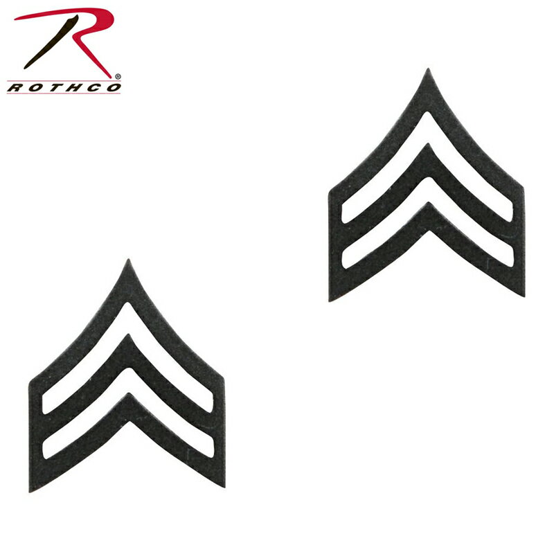 楽天ミリタリーショップWAIPERクーポンで10％OFF★【あす楽】 ROTHCO ロスコ 1603 Private Insignia 米陸軍三等軍曹階級章 Subdued ROTHCO ロスコ メンズ ミリタリー アウトドア セール【T】WAIPER sale 送料無料 春 父の日