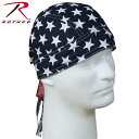 クーポンで最大18%OFF★ROTHCO ロスコ 5146 Stars & Stripes Headwrap ミリタリー バンダナ 帽子 ハードラップ ROTH...