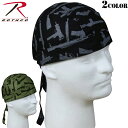 クーポンで最大18%OFF★ROTHCO ロスコ 5197 Gun Pattern Headwrap ミリタリー バンダナ 帽子 ハードラップ ROTHCO ロ...