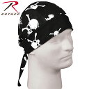 クーポンで最大18%OFF★ROTHCO ロスコ 5134 Skull & Crossbones Headwrap ミリタリー バンダナ 帽子 ハードラップ R...