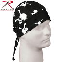 クーポンで最大15%OFF★ROTHCO ロスコ 5134 Skull & Crossbones Headwrap ミリタリー バンダナ 帽子 ハードラップ ROTHCO ロスコ メンズ ミリタリー アウトドア セール【T】WAIPER sale 送料無…