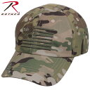 クーポンで最大15%OFF★ROTHCO ロスコ 4363 OPERATOR TACTICAL キャップ MultiCam With US Flag ミリタリー...