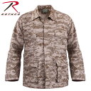クーポンで最大15%OFF★ROTHCO ロスコ DIGITAL CAMO BDU シャツジャケット 8898 Desert Digital Camo ミリタリー トップス タクティカル サバイバルゲーム アウトドア デザートデジタルカモ 迷彩 カモフラ カモ柄 メンズ ミリタリー アウトドア スポーツ【T】ギフト