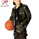 クーポンで最大18%OFF★ROTHCO ロスコ キッズ CAMO BDU シャツジャケット 66102 Woodland Camo キッズ ジュニア ミリタリ...
