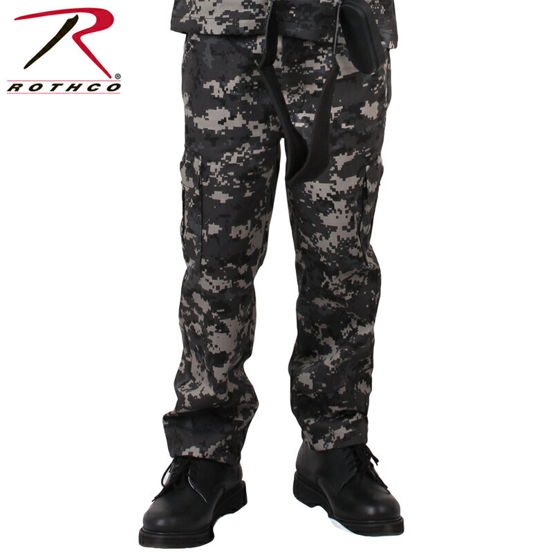 楽天ミリタリーショップWAIPERクーポンで最大15％OFF★ROTHCO ロスコ キッズ DIGITAL CAMO BDU パンツ 66415 Subdued Urban Digital Camo キッズ ジュニア ミリタリー 軍パン タクティカルパンツ サブデュードアーバンデジタルカモ 迷彩 カモフラ メンズ ミリタリー アウトドア セール【T】 送料無料 sale