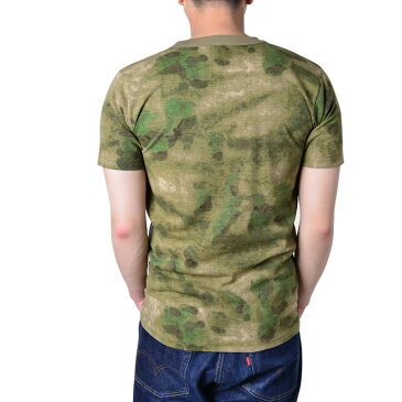 ROTHCO ロスコ MADE IN U.S.A. A-TACS CAMO トレーニング用Tシャツ 半袖 クルーネック ミリタリー トップス インナー Tシャツ プリントT 迷彩 カモフラージュ カモフラ MADE IN U.S.A. アメリカ製 WIP メンズ ミリタリー ミリタリーシャツ 春 アウトドアブランド 父の日