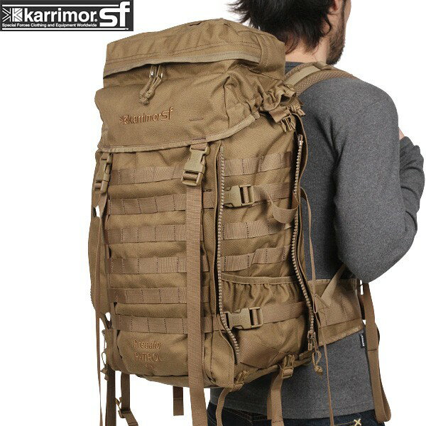 クーポンで最大15%OFF★【あす楽】 karrimor SF カリマー スペシャルフォース Predator Patrol 45 バッグパック COYOTE【Sx】【T】イギリス軍採用モデル メンズ ミリタリー アウトドア リュック…