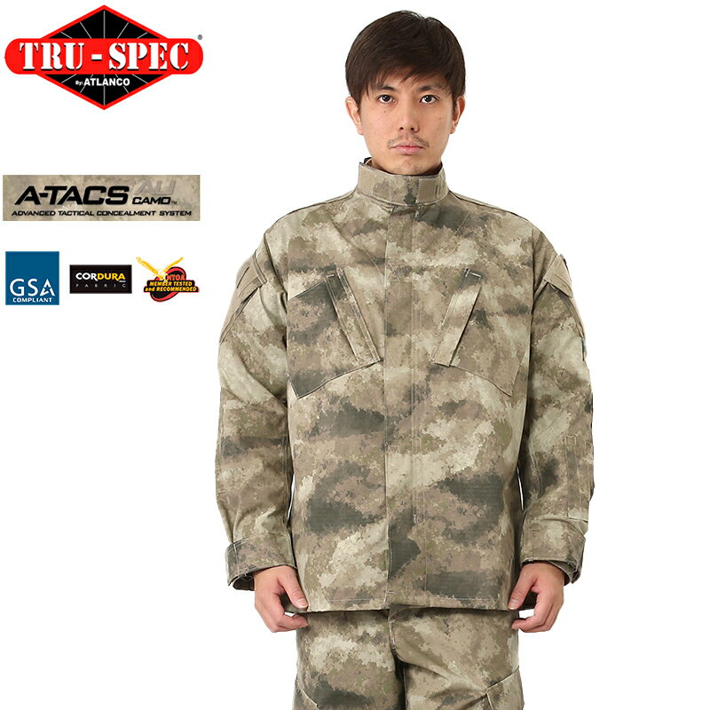 楽天ミリタリーショップWAIPER【あす楽】★サバゲー 服 TRU-SPEC トゥルースペック Tactical Response Uniform ジャケット A-TACS AU サバゲー 服【クーポン対象外】メンズ ミリタリー アウトドア【T】WAIPER 送料無料 春 プレゼント ギフト 父の日