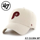 クーポンで最大18%OFF★【メーカー取次】’47 Brand フォーティーセブン・ブランド 14751091 47 CLEAN UP フィラデルフィア・フィリーズ キャップ ボーン【Sx】【R】|帽子 ベースボールキャップ メジャーリーグ フィラデルフィアフィリーズ アジャスター付 メンズ 47Brand