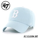 【メーカー取次】’47 Brand フォーティーセブン・ブランド 14751263 47 CLEAN UP ノーループラベル ボストン レッドソックス キャップ...