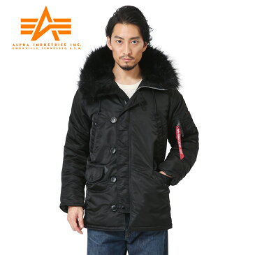 クーポン使用で19,840円★ALPHA INDUSTRIES アルファインダストリーズ タイトN-3B フライトジャケット ブラックファー 20094-7401 N-3B N3B WIP メンズ ミリタリー アウトドア ミリタリージャケット 宅配便送料無料 ブランド