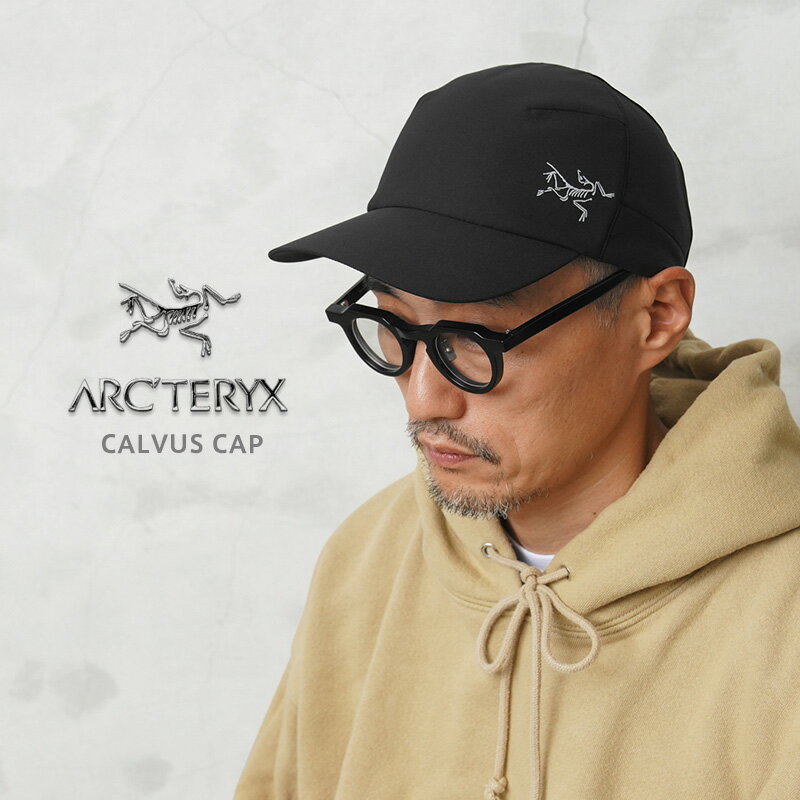 【あす楽】ARC'TERYX アークテリクス X000006346 Calvus Cap（カルバス キャップ）【正規取扱店】【クーポン対象外】【T】｜メンズ 帽子 ロゴ 調整可能 ワンポイント 黒 ブラック シンプル デザイン アウトドア ブランド おしゃれ 父の日