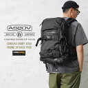 アッソブ バッグ メンズ 【あす楽】ポイント2倍！AS2OV アッソブ 061409 CORDURA DOBBY 305D ROUND ZIP BACKPACK バックパック / リュック【クーポン対象外】【T】｜デイパック カバン 3ウェイ アウトドア 大容量 撥水加工 PC収納 二泊三日 通勤 通学 出張 旅行 WAIPER 春 送料無料