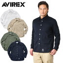 ポイント10倍！AVIREX アビレックス デイリーウェア 6175109 L/S レギュラー シャツ デイリー ミリタリーシャツ メンズ ミリタリー アウトドア ブランド【クーポン対象外】夏 送料無料【T】春 プレゼント ギフト