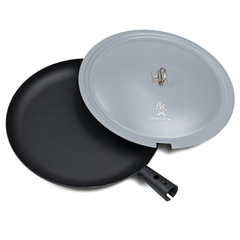 【クーポンで最大18%OFF】Bush Craft Inc. ブッシュクラフト たき火(焚き火)フライパン 2.0 蓋付き 【Sx】|鉄製 調理器具 クッカー スキレット 鉄板 軽量 肉 ステーキ プロ レジャー アウトドアギア キャンプ ソロキャンプ 冬 春 セール【T】通販格安セール情報 楽天 通販