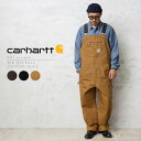 【あす楽】クーポンで最大15%OFF★ Carhartt カーハート R01 BIB OVERALL COTTON DUCK ビブ オーバーオール コットンダック【T】｜サロ..