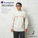 【あす楽】Champion チャンピオン C3-Y019 2ndパテントモデル クルーネック スウェットシャツ UCA-S 日本製【クーポン対象外】【T】｜メンズ トップス トレーナー 大きいサイズ ステンシル ロゴ アメカジ カジュアル ストリート ブランド おしゃれ 秋 冬