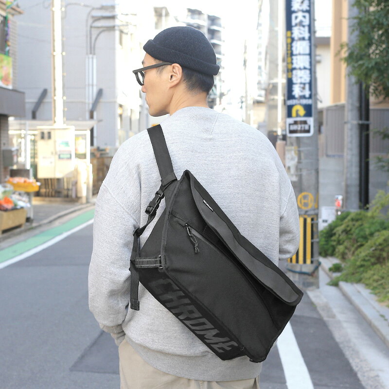 【最短即日発送】CHROME クローム BG-332 SIMPLE MESSENGER BAG MD シンプル メッ...
