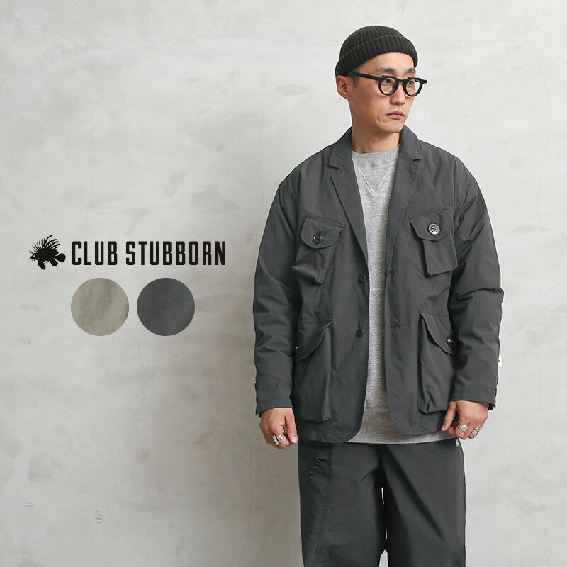 今なら30%OFF★CLUB STUBBORN クラブスタボーン リップストップ カナディアン コンバット ブレザー 父の日