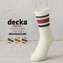 【あす楽】DECKA デカ 80's Skater Sock