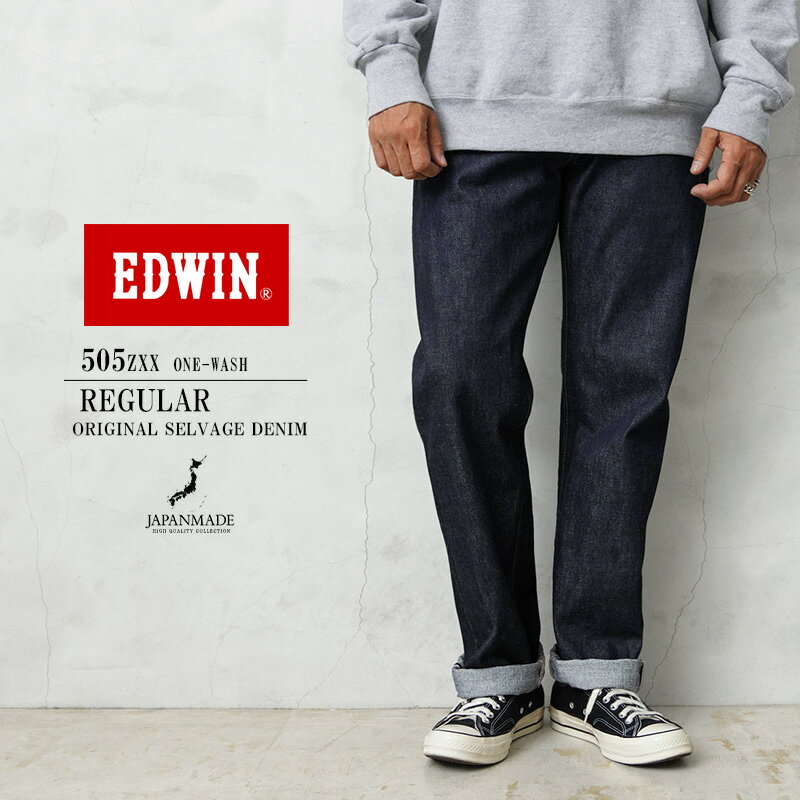 ݥǺ15%OFFEDWIN ɥ E50560 505ZXX 60s쥮顼ȥ졼 ǥ˥ѥ SELVAGE VINTAGE REGULAR STRAIGHT 󥦥å T   ̵  sale 