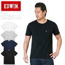 エドウイン Tシャツ メンズ 【あす楽】今なら40%OFF★EDWIN エドウィン ET5415 ソフト天竺 H/S クルーネック Tシャツ【T】【クーポン対象外】 プレゼント ギフト