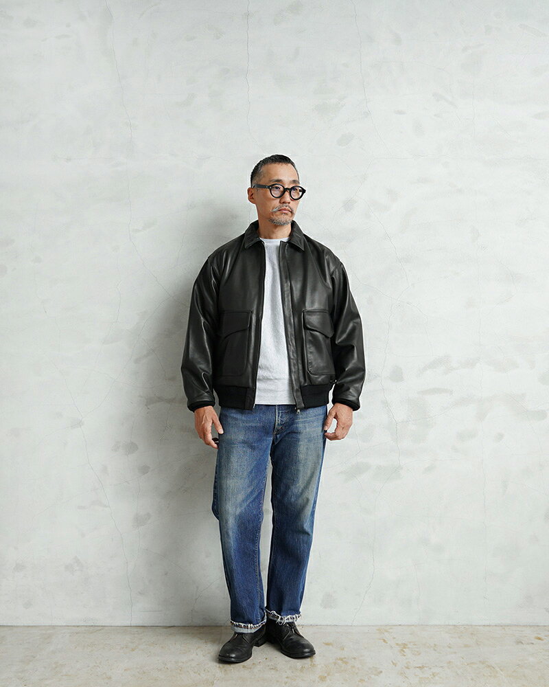 【最短即日発送】FIDELITY フィデリティ SN-23775026 LAMB LEATHER A-2 JKT ラム レザー A-2 ジャケット【クーポン対象外】【T】｜A2 アウター 羊革 フライトジャケット ミリタリー アメカジ メンズファッション auc-waiper-10219402 ミリタリーショップWAIPER サンプル画像2