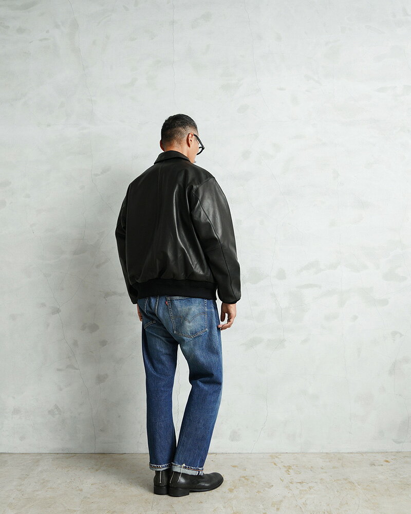 【最短即日発送】FIDELITY フィデリティ SN-23775026 LAMB LEATHER A-2 JKT ラム レザー A-2 ジャケット【クーポン対象外】【T】｜A2 アウター 羊革 フライトジャケット ミリタリー アメカジ メンズファッション auc-waiper-10219402 ミリタリーショップWAIPER サンプル画像3