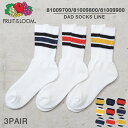 【最短即日発送】クーポンで最大18%OFF★FRUIT OF THE LOOM フルーツオブザルーム C.FTL DAD SOCKS クルーソックス LINE ...