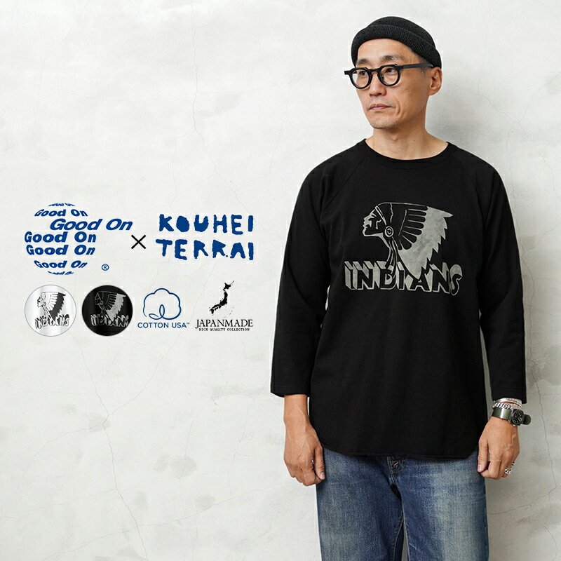 ݥǺ15%OFFڤڡGood OnKOUHEI TERRAI KTER-2323 INDIANS BASEBALL TEE / ١ܡT SxۡTۡå ȥåץ ȾµT ץ 礭 ͥǥ֥ꥫ ᥫ 奢 ֥  