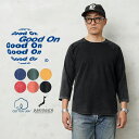 【最短即日発送】クーポンで最大15%OFF★Good On グッドオン GOLT-601VD ベースボールTシャツ VINTAGE DYE 日本製【Sx】【T】|メンズ トップス カットソー 七分袖 ラグラン 無地 大きいサイズ ゆったり ブランド おしゃれ