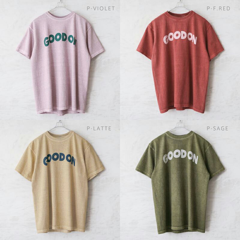 【最短即日発送】クーポンで15%OFF★Good On グッドオン OLSS-1171 S/S GOOD ON ARCHロゴ クルーネックTシャツ 日本製【Sx】【T】｜トップス 半袖 メンズ レディース カットソー アーチロゴ プリント 国産 カジュアル ユニセックス 春夏 アメカジ コットン auc-waiper-10212373 ミリタリーショップWAIPER サンプル画像3