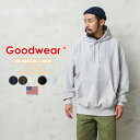 【最短即日発送】クーポンで最大18%OFF★Goodwear グッドウェア 2W7-64218 USAコットン オーバーサイズ プルオーバー パーカー【T】|メ...