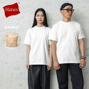 【最短即日発送】Hanes ヘインズ HM1-X201 Hanes T-SHIRTS SHIRO クルーネック Tシャツ【クーポン対象外】【T】|白Tシャツ メ...