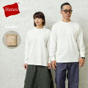 【最短即日発送】Hanes ヘインズ HM4-A201 Hanes T-SHIRTS SHIRO クルーネック ロングスリーブ Tシャツ【クーポン対象外】【T】...