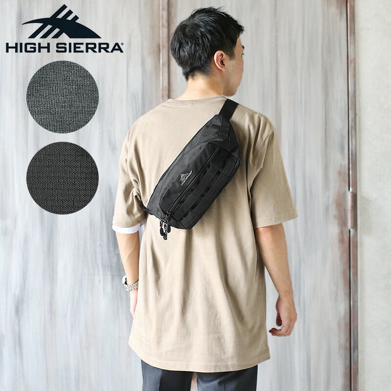 クーポンで最大15%OFF★【あす楽】バッグ メンズ｜HIGH SIERRA ハイシェラ 90483 ROWNAN WAIST BAG（ローナン ウエストバッグ）ボディバッグ｜ショルダーバッグ ウエストバッグ カバン アウトドア ミリタリー カジュアル おしゃれ かっこいい 旅行 通勤 通学【T】