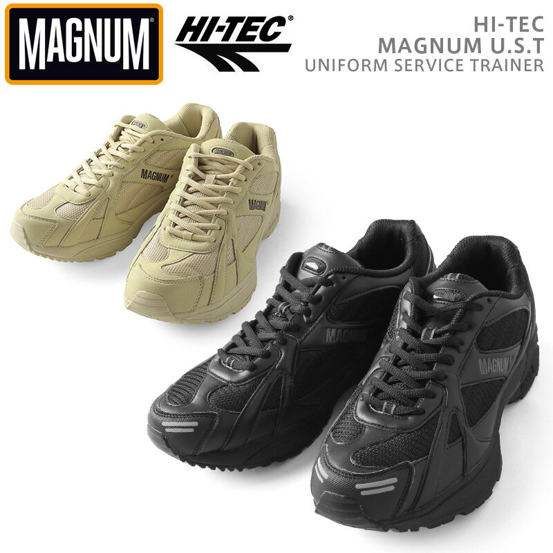 楽天ミリタリーショップWAIPERクーポンで最大15％OFF★【あす楽】 HI-TEC ハイテック MAGNUM マグナム U.S.T タクティカルシューズ【T】｜メンズ レディース カジュアル タクティカル ハイテクスニーカー スエード ブラック 黒 イギリス軍 秋 冬 送料無料 セール sale 父の日