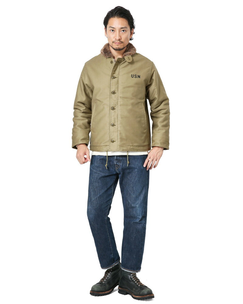 今なら20%OFF！HOUSTON ヒューストン N-1デッキジャケット タイト・プレーンモデル 【5N-1XNO】 Made in Japan 日本製 WIP メンズ ミリタリー アウトドア 宅配便送料無料 ブランド 送料無料 セール【クーポン対象外】 バレンタイン格安通販　バレンタイン　人気　ランキング