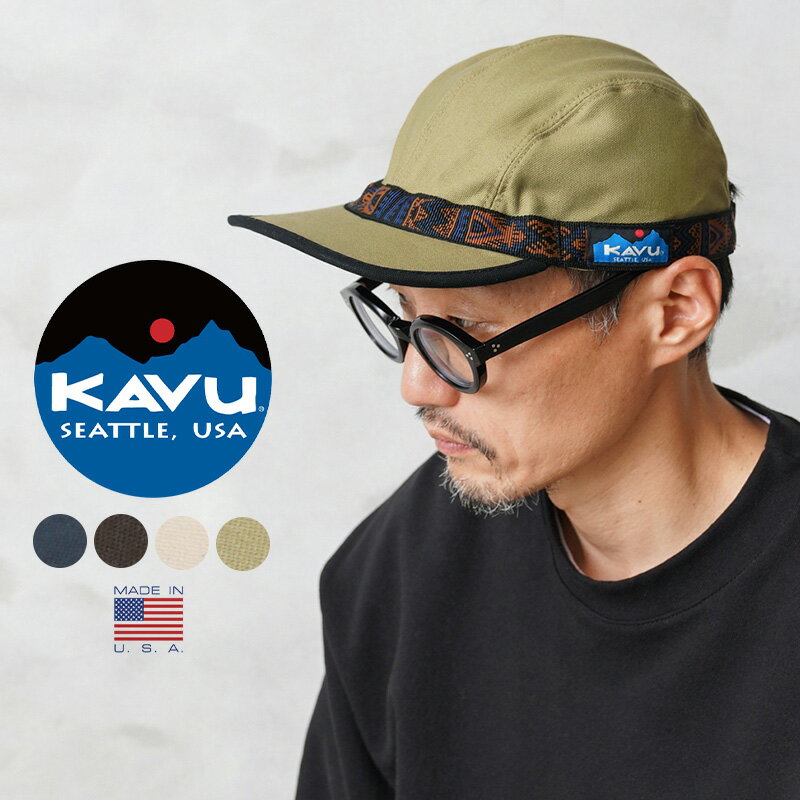 カブー 【あす楽】今なら33%OFF★KAVU カブー 1167 ORGANIC STRAP CAP オーガニックストラップキャップ MADE IN USA【Sx】【T】｜メンズ 帽子 アジャスター ロゴ ブランド おしゃれ コットン カジュアル アウトドア キャンプ【クーポン対象外】 父の日