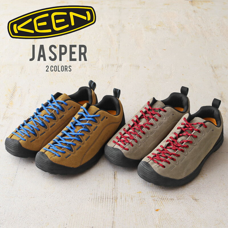 【あす楽】KEEN キーン JASPER ジャスパー スエードレザー スニーカー【T】【クーポン対象外】｜クライミングシューズ トレッキングシューズ アウトドアスニーカー ローカット 靴 メンズ キャンプ スエードレザー ヌバックレザー 速乾性 送料無料 プレゼント 父の日