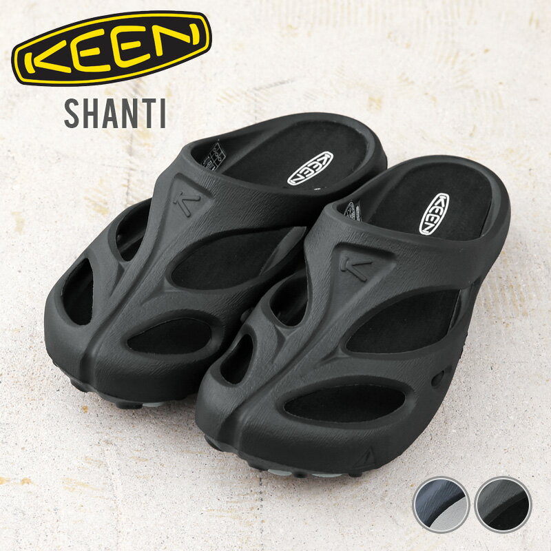 キーン サンダル メンズ 【あす楽】KEEN キーン SHANTI シャンティ クロッグサンダル【T】【クーポン対象外】｜メンズ レディース 靴 スポーツサンダル デザイン アウトドア つっかけ キャンプ 川 海 ブランド おしゃれ