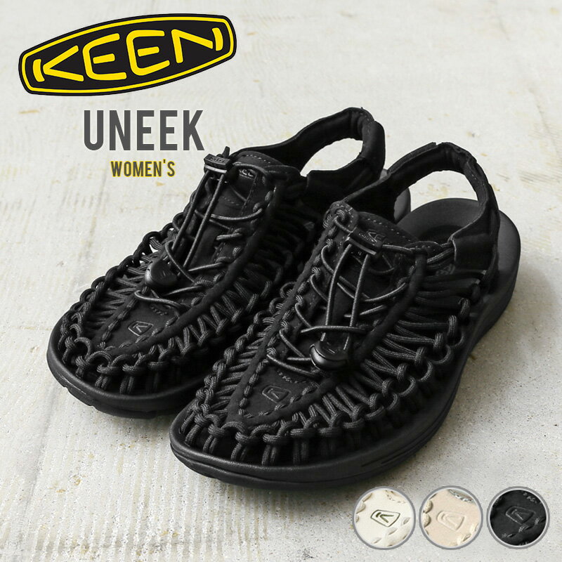 【最短即日発送】KEEN キーン UNEEK W ユニークW スニーカーサンダル ウィメンズ【T】【クーポン対象外】｜メンズ レディース 靴 編み込み デザイン アウトドア つっかけ キャンプ 川 海 ブランド おしゃれ ホワイトデーのサムネイル