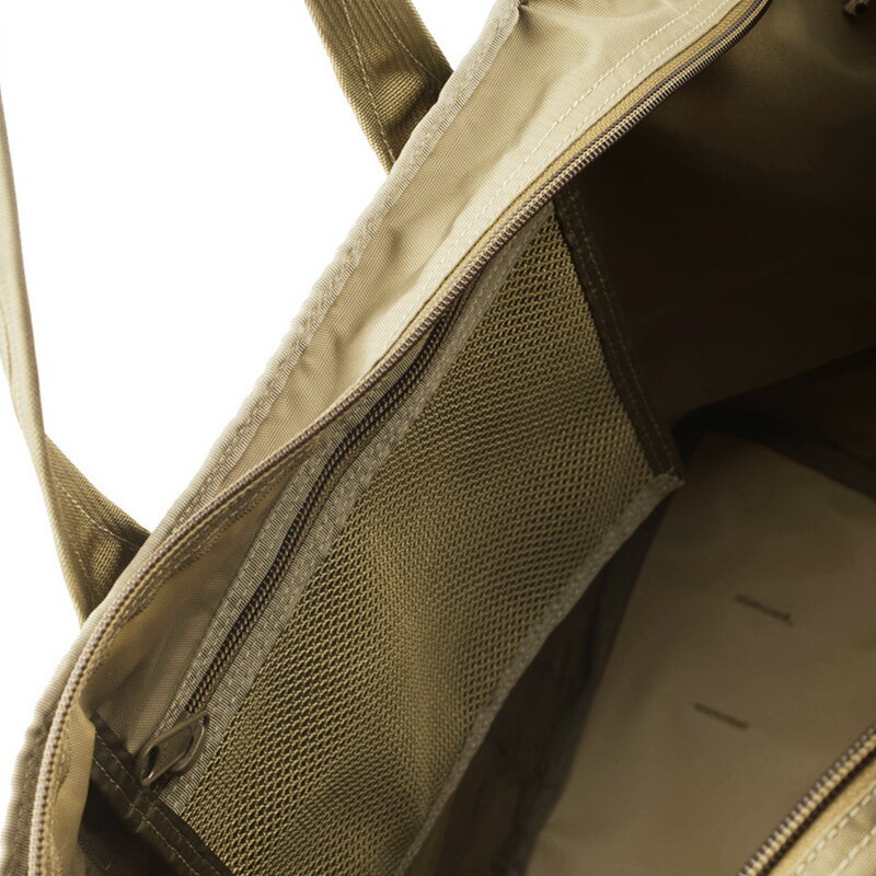 【クーポンで最大18%OFF】ミリタリー バッグ / MIS エムアイエス MIS-1008 CORDURA NYLON スーパートートバッグ / ショルダーバッグ MADE IN USA - COVERT DESERT【Sx】 / メンズ カバン 鞄 肩がけ 通勤 通学 普段づかい 旅行 出張 防水 撥水 大容量 二泊三日 送料無料