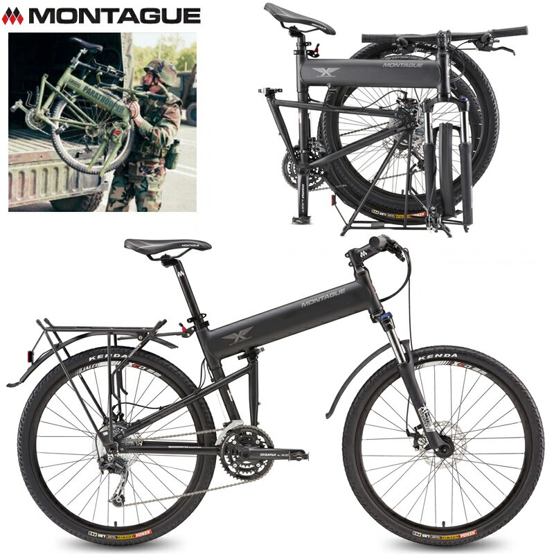 MONTAGUE モンタギュー PARATROOPER Pro パラトルーパープロ マウンテンバイク 折りたたみ自転車【クーポン対象外】【T】｜ミリタリー フォールディング MTB トレイル 米軍 アーミー ディスクブレーキ 通勤 通学 おしゃれ 福袋 WAIPER 春 送料無料 プレゼント 父の日