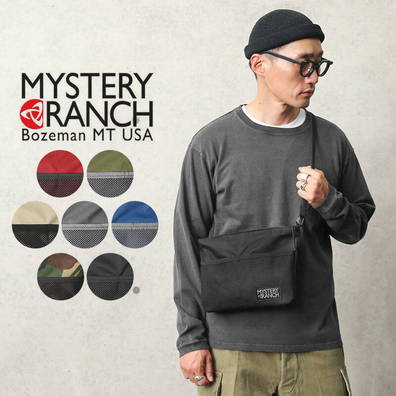 クーポンで最大15%OFF★MYSTERY RANCH ミステリーランチ STREET MARKET ストリートマーケット ショルダーバッグ【Sx】【T】｜ サコッシュ ショルダーポーチ アウトドア 旅行 フェス 通勤 自転車 ナイロン おしゃれ ブランド 父の日